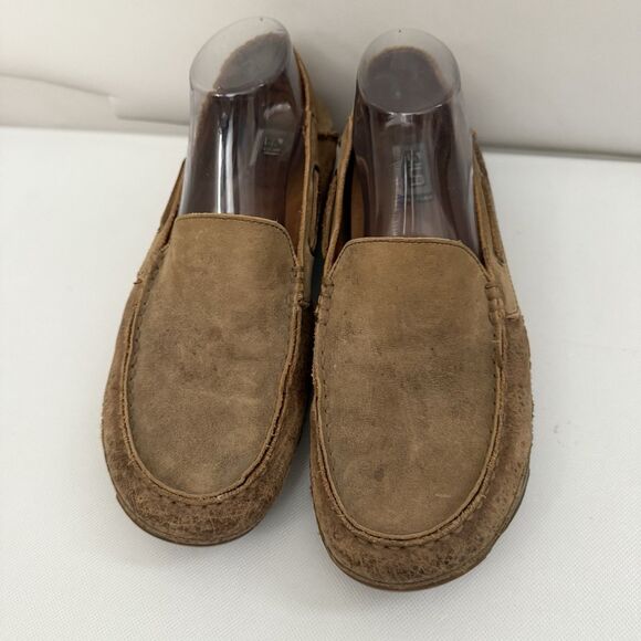 Ariat Loafers Men\'s 10D Gleason Earth Brown Leather Slip On Distressed Casual main image 4